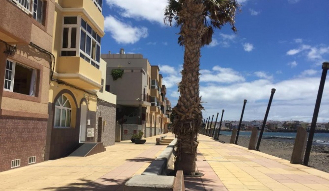 Arinaga Beach on the Sea