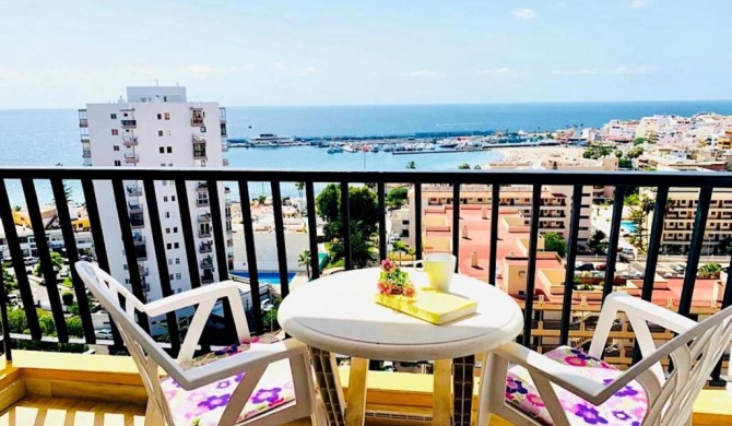 Amazing views to Los Cristianos Bay in Achacay