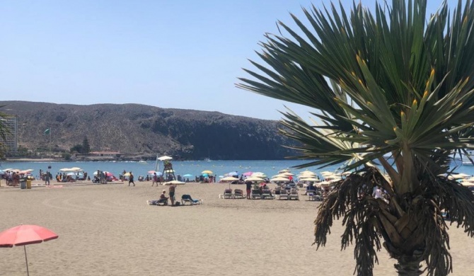 Views to the infinite sea in Los Cristianos