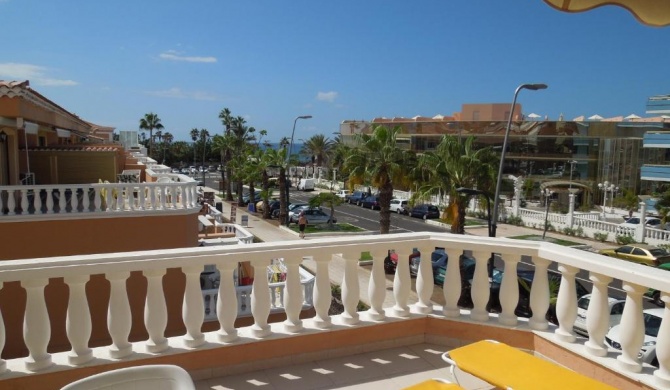 Beachfront-Apartment Las Vistas 1 with sea-view, heated, pool, wifi, SAT-TV